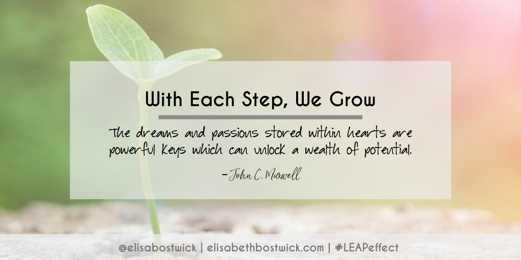 With Each Step, We Grow