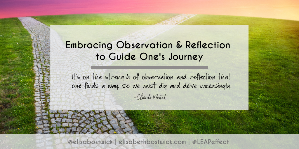 Embracing Observation & Reflection to Guide One’s Journey