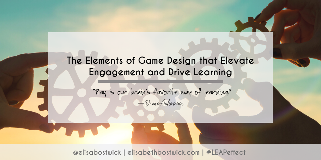 The Elements of Game Design that Elevate Engagement and Drive Learning